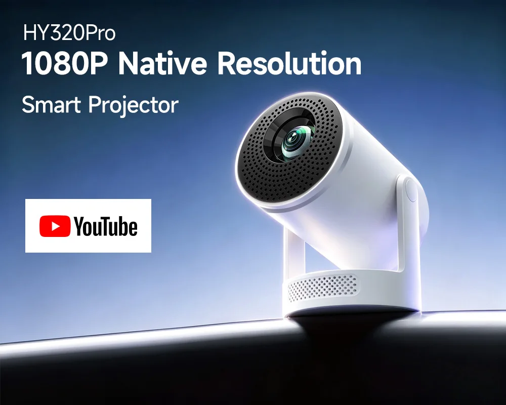 Magcubic HY320Pro-A Full HD Projektor Android 14 Native 1080P 8K Projektor Manueller Fokus Tragbares Heimkino – Detail 4