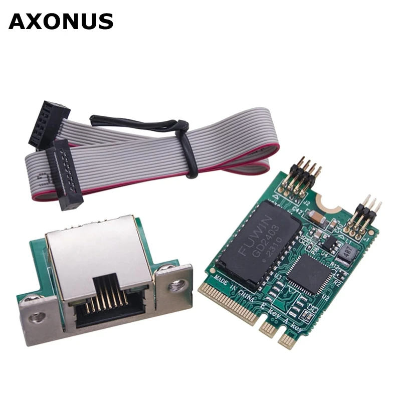 M. 2 Network Card Soft Router 2.5G A+E Gigabit Can Install Chassis COM Port Mini PCIe Bus Network Card RJ45