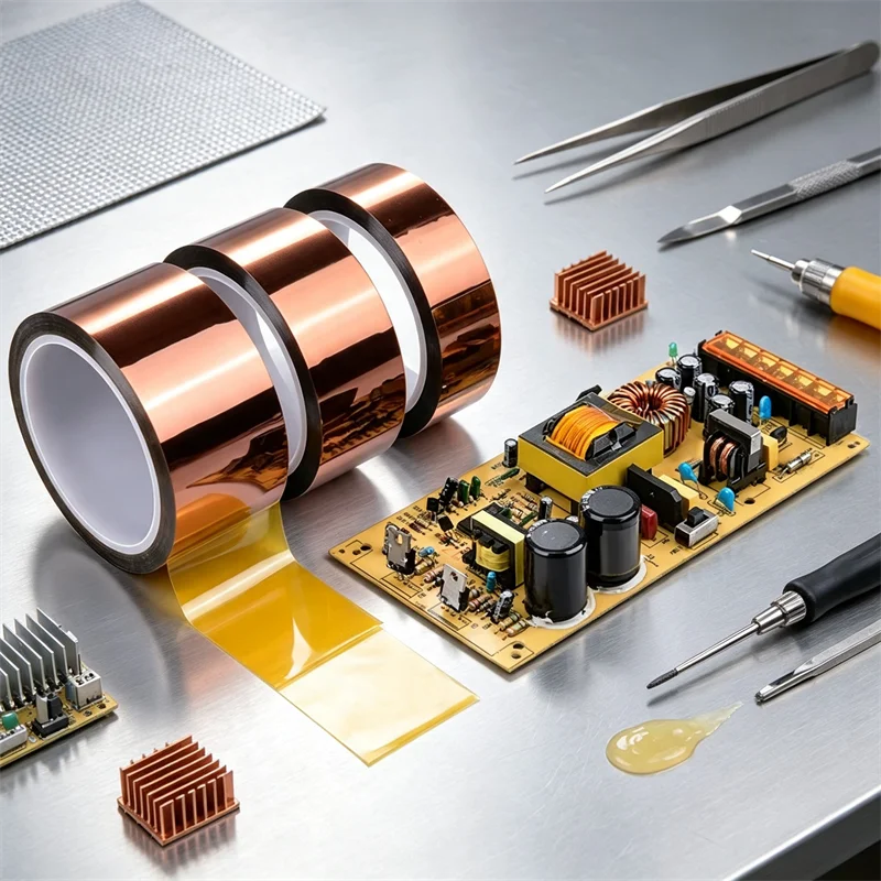 Golden Finger High-Temperature PI Tape Flame-Retardant Heat-Resistant Polyimide Tape Suitable Pcb Masking Battery Wrapping