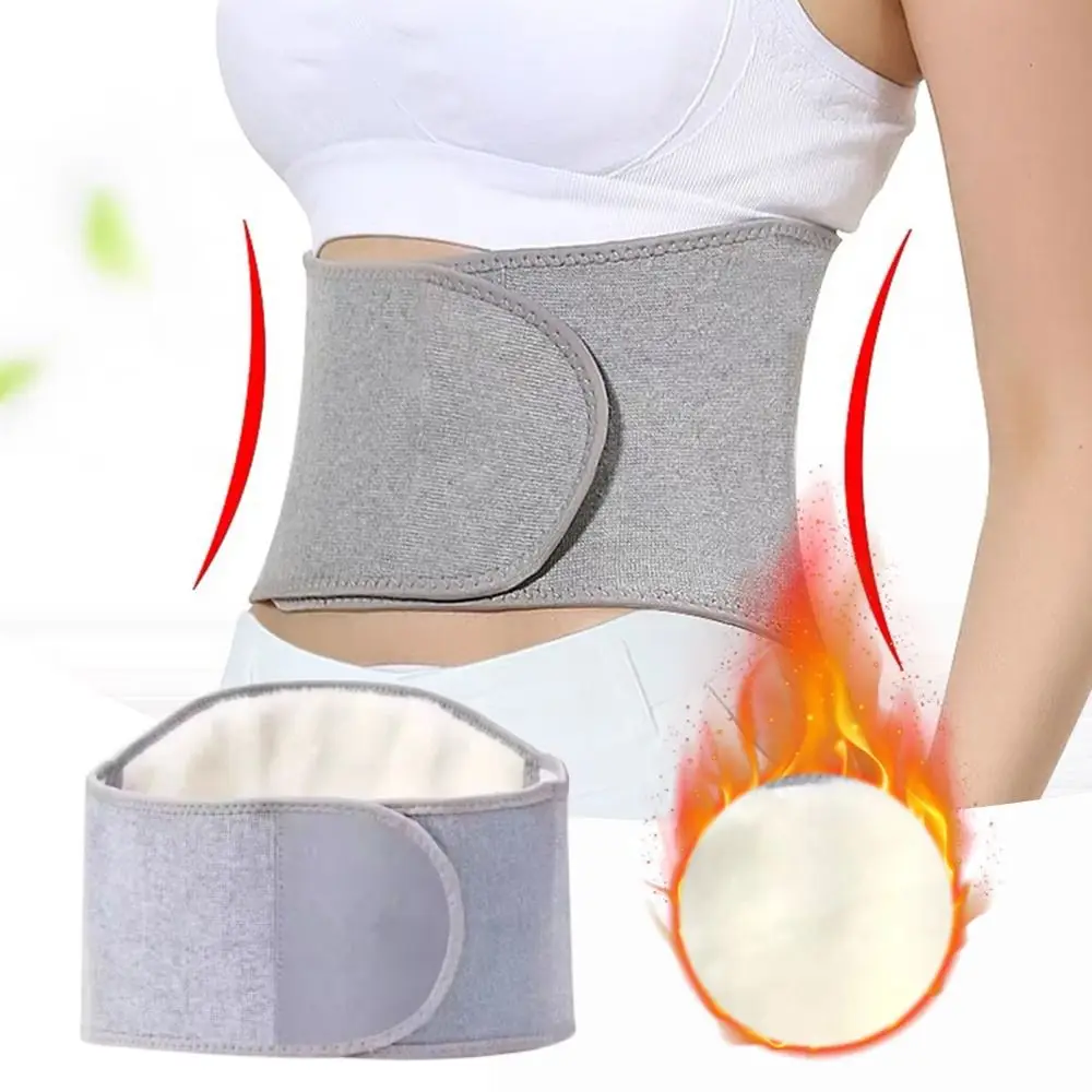 Waist Gear Adjustable Waist Warmer Soft Thicken Warm Waist Support Comfortable Thermal Waist Back Belt Unisex