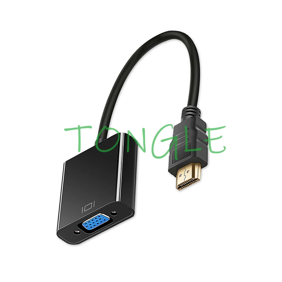 HDMI Male To VGA Female Converter HDMI to VGA Cable Converter Digital Analog HD 1080P For PC Laptop Tablet HDMI TO VGA Adapter