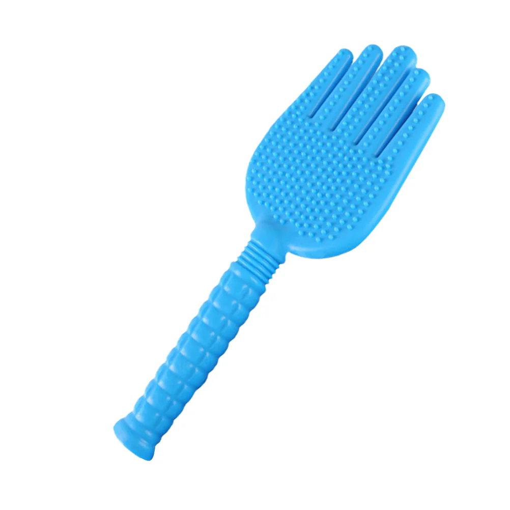 

2pcs Silicone Meridian Massage Hammer Hand Shape Clap Beating Stick For Tapping Back Pat Body Knock Massager Durable Flexible