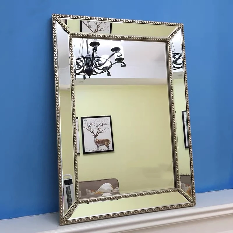 European Art  Cosmetic Mirror Bathroom Mirror Living Room Ornaments
