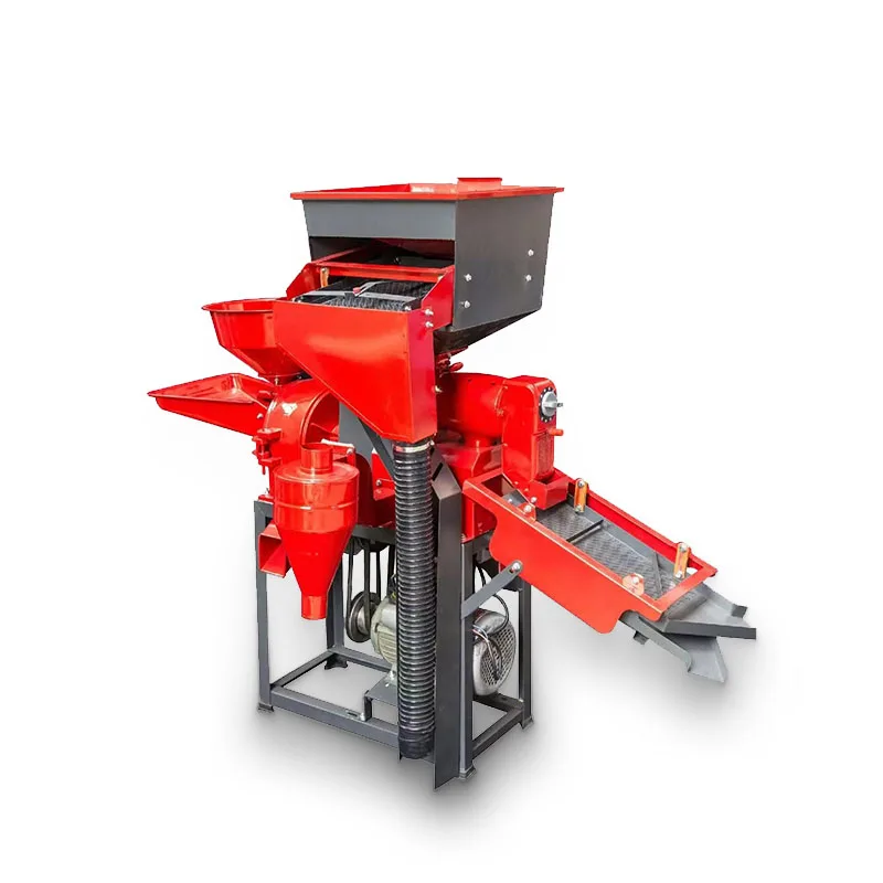 Efficient 7.0 horsepower engine and motor suspension type stable low failure rate agricultural rice mill