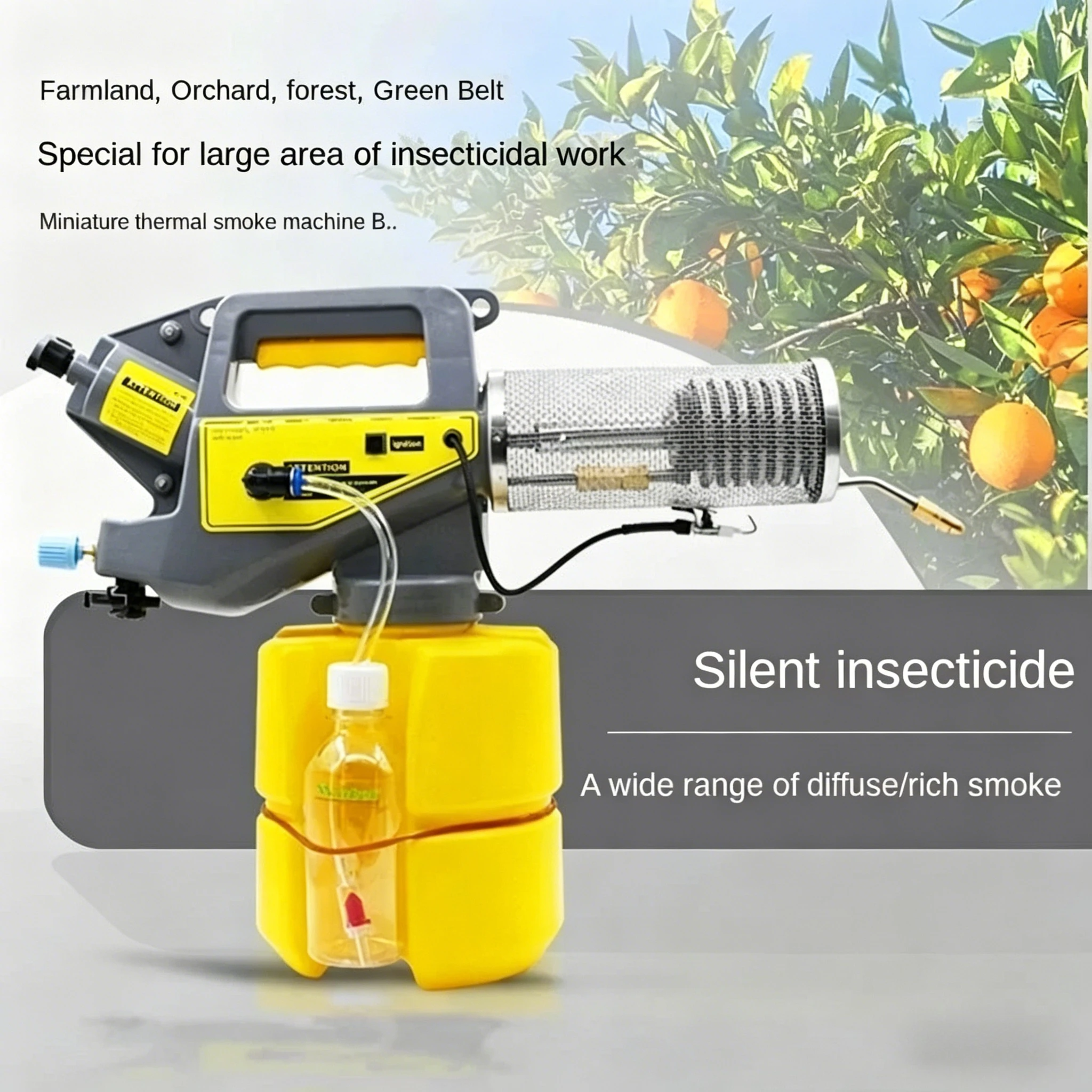 Portable Butane Thermal Smoke Machine — Outdoor Photo Fog Maker, Small Ecological Park Insecticidal Sprayer
