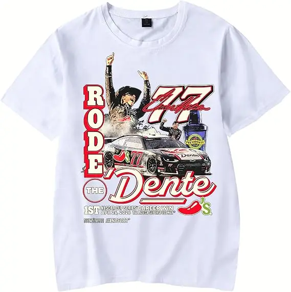 Carsons Shirt 2026 Hocevars Nascars Merch T-shirt Races Win Tee for Men Women Streetwear Clothes Car Racer Graphic Apparel Gifts