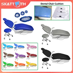1Pc/1Set Dental Chair Cover Unit PU Leather Elastic Waterproof Protective Case Chair Cover Dental Chair Cushion Foot Pad Dentist