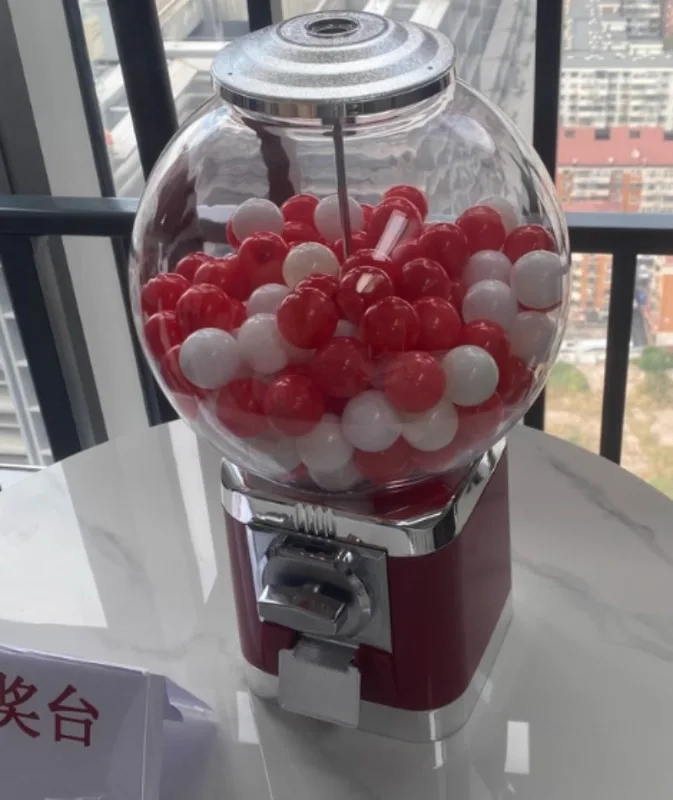 32mm Gashapon Capsule Vending Machine, Interactive Lottery Game Dispenser for Party Exhibition Event, Customizable