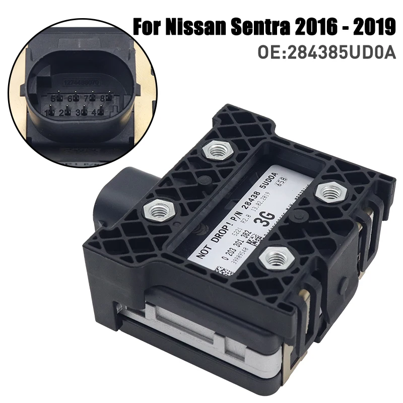 Brand-New Cruise Control Distance Radar Sensor For 2017-2019 Nissan Sentra Radar Sensor 28438-5UD0A Black