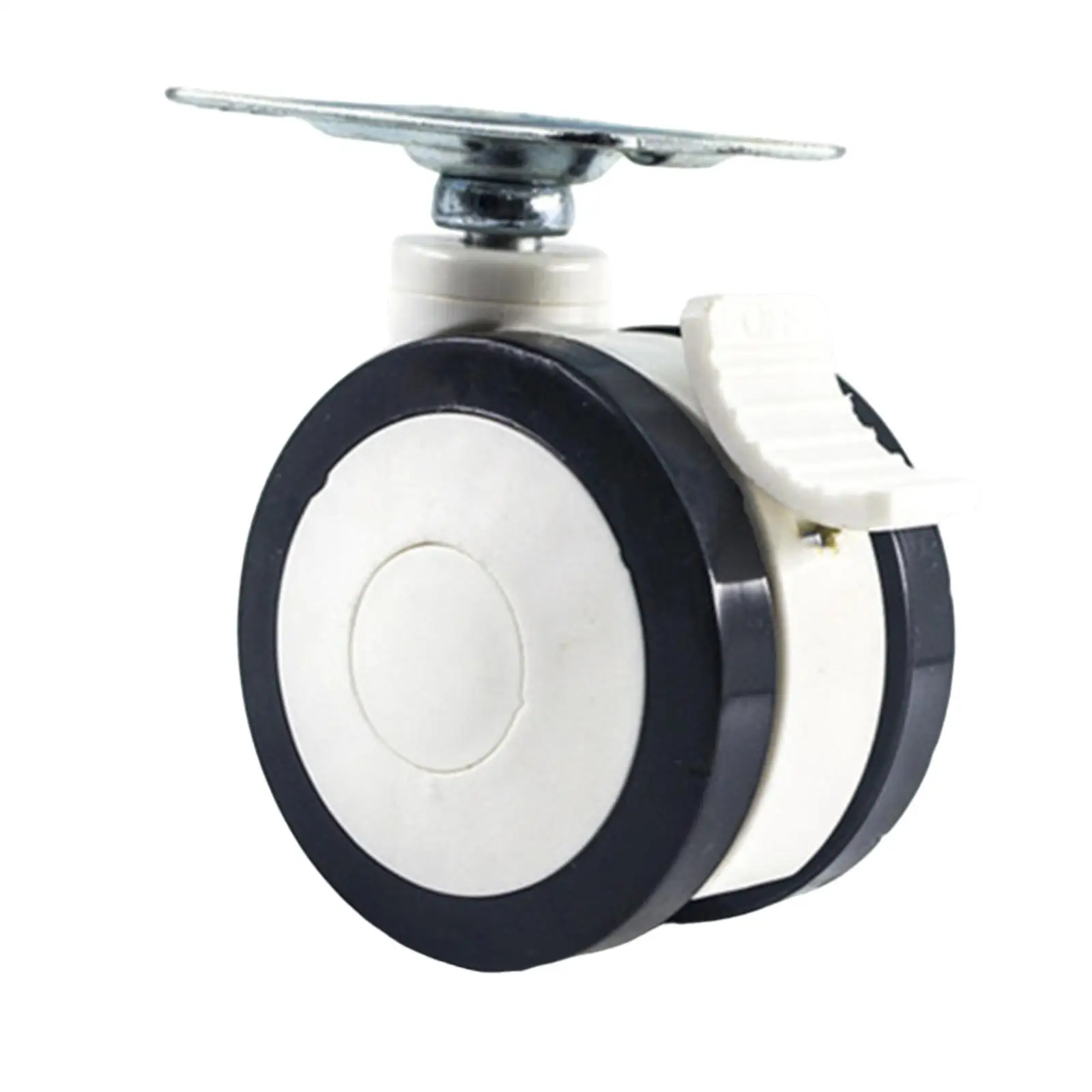 Plate Swivel Casters 3 inch Beauty Instrument Caster 360° Rotation Wheel for