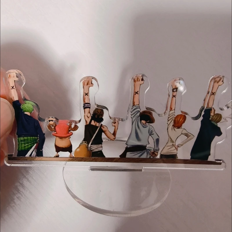 One Piece Last Farewell Cartoon Niedlicher Acryl-Ständer Personalisierte 2D Mini Schreibtisch-Dekoration Animation Peripherie Großhandel – Detail 3