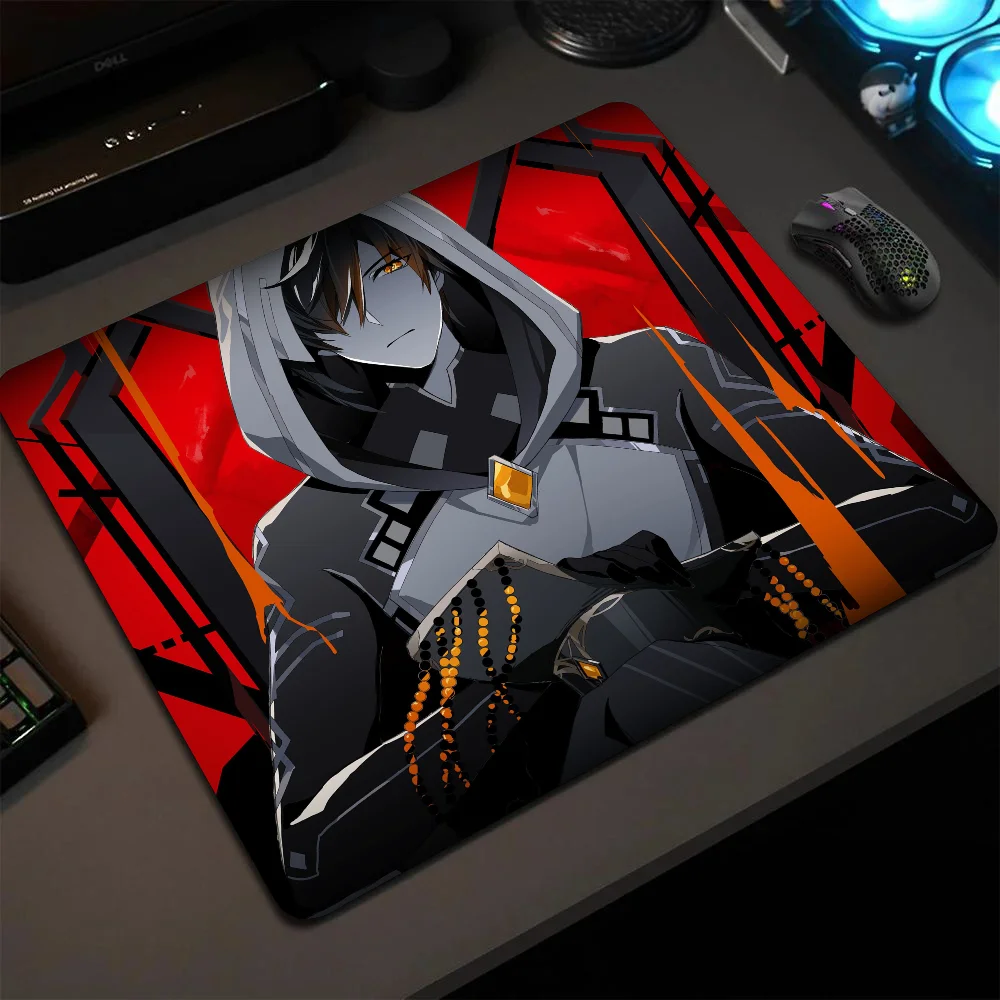 

Zhongli Genshin Mousepad Small LockEdge Mouse Pad For Gamers Computer Desk Pad Rectangular Anti-slip Rubber