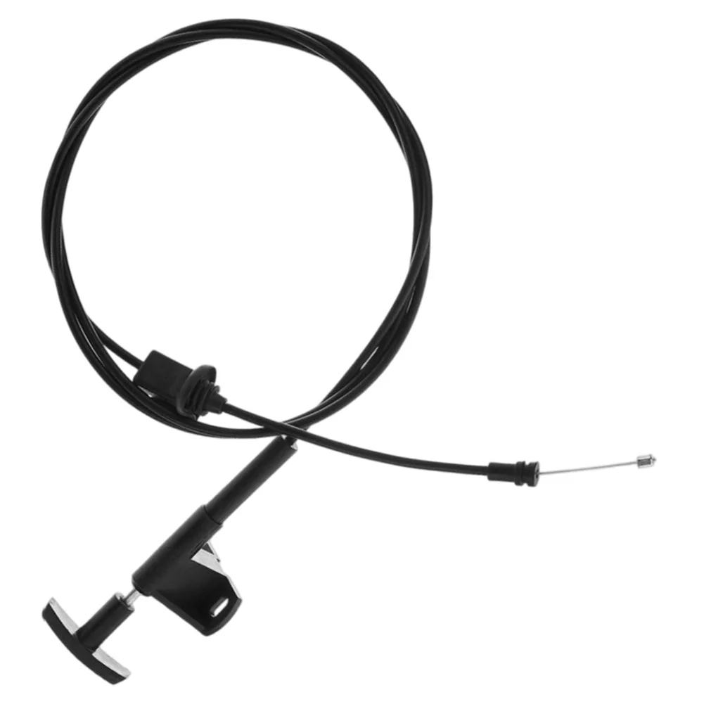 OEM Style Hood Release Cable with Handle for GMC C10 C20 C1500 For 1981-1991 ABS Black Cable Only No Accessories