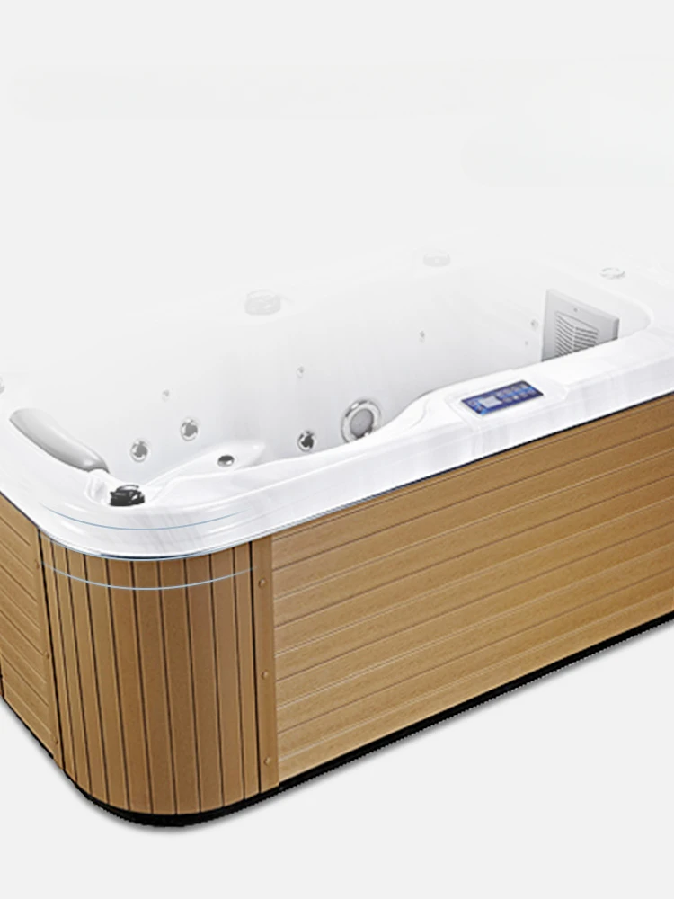 Massage bathtub, adult outdoor small unit, European style courtyard surfing bathtub, independent bathtub