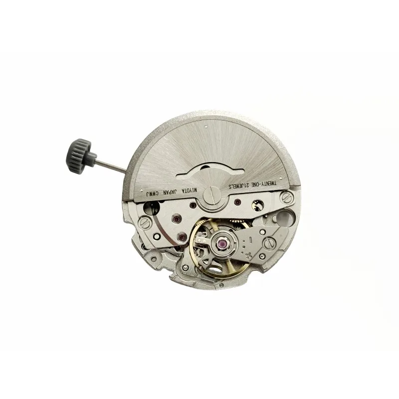 ملحقات حركة الساعة لحركة Meiyoda 8205، آلة بيضاء تقويم مزدوج الساعة الثالثة، حركة