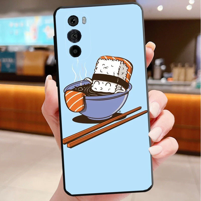 

Phone Case For Motorola Edge 50 40 Pro 60 50 40 30 Ultra Neo Fusion Moto G85 G72 G53 G54 G84 G13 G32 Cartoon Food Fruit