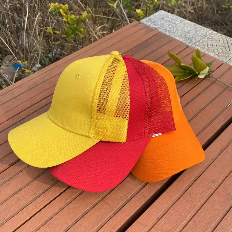 أزياء الرجال قبعة بيسبول شبكة فارغة التمويه بلون الهيب هوب قبعة الرياضة في الهواء الطلق للجنسين قبعة صيفية قبعات سائقي الشاحنات #4