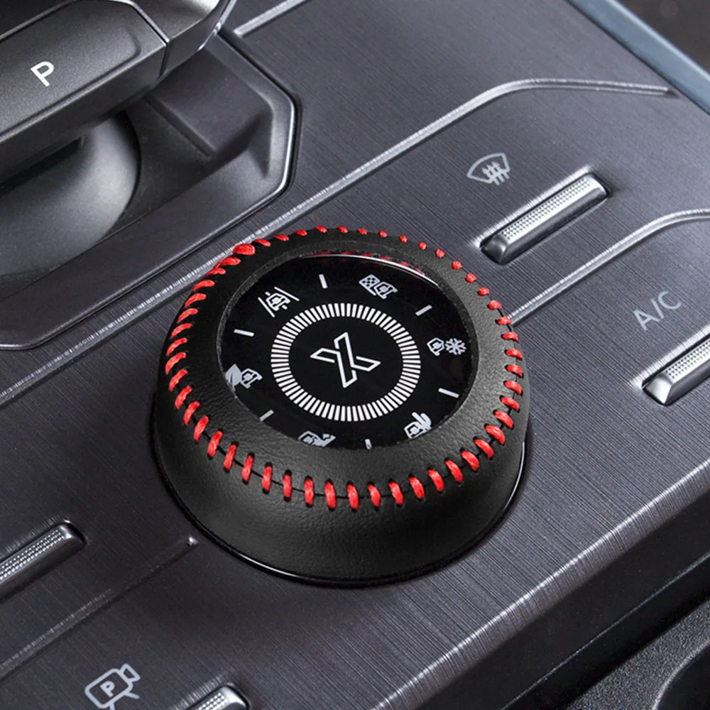 

For 2024 2025 Chery Jetour Traveler T2 Leather Gear Knob Cover Interior Modification high-end Customized Accessories