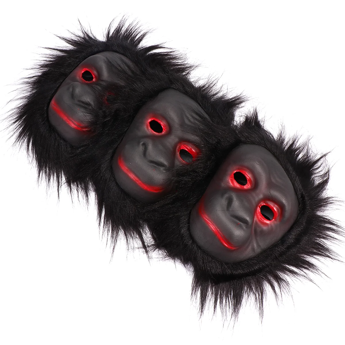 3 Pcs Mask Festival Animal Costume for Kids Halloween Gorilla Black Child Outfit