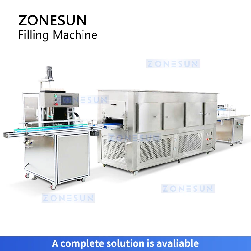 Zonesun ZS-JRF4 Hot Filling Machine 4 Head Vaseline Filling Machine Heating Mixing Filler
