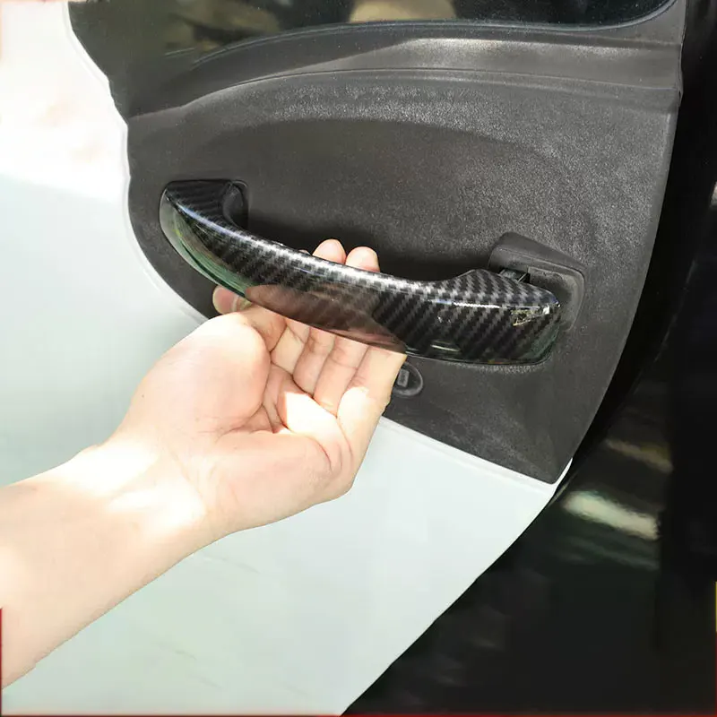 Car Fully Enclosed Door Handle Protective Cover Door Bowl Decorative Sticker For Smart 451 Fortwo Ccar Accessories Exterior