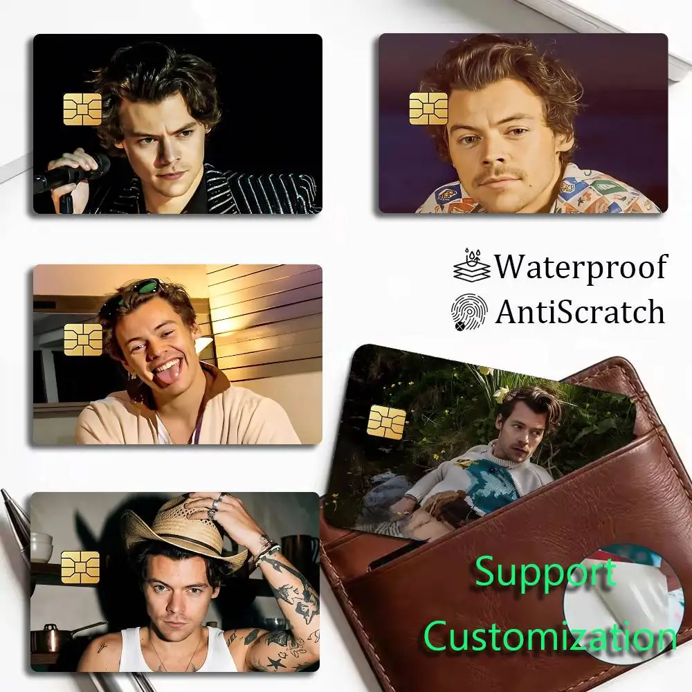 Pegatinas Kiss All Time de Harry Styles para Tarjetas Bancarias, Protectoras, Impermeables, con Cubierta de Película, Regalo