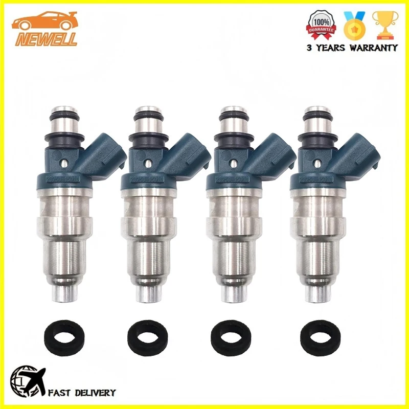 4pcs 23250-15010 23209-15010 Fuel Injector For 1991-1994 Toyota Tercel 1.5L Corona 2325015010 2320915010