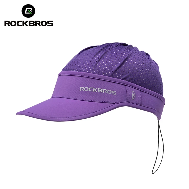 ROCKBROS Sommerkappe, erfrischender Sonnenschutz, schnell trocknend, zwei Tragemöglichkeiten, atmungsaktiv, geeignet für Helm, Unisex-Größe, Sporthut