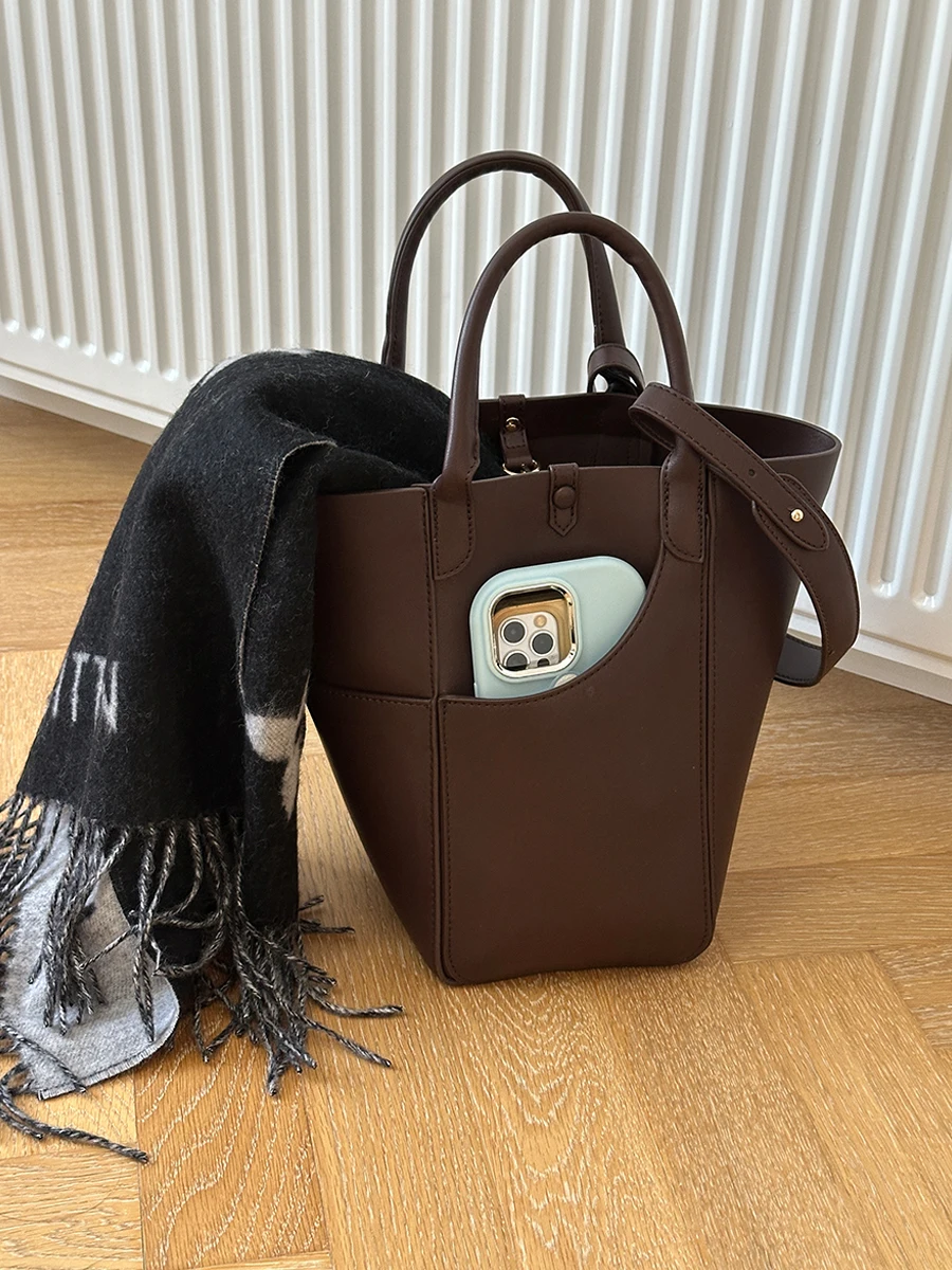 

Большая сумка в стиле ретро, женская сумка через плечо, повседневная простая сумка для отдыха, модная сумка для молодежи