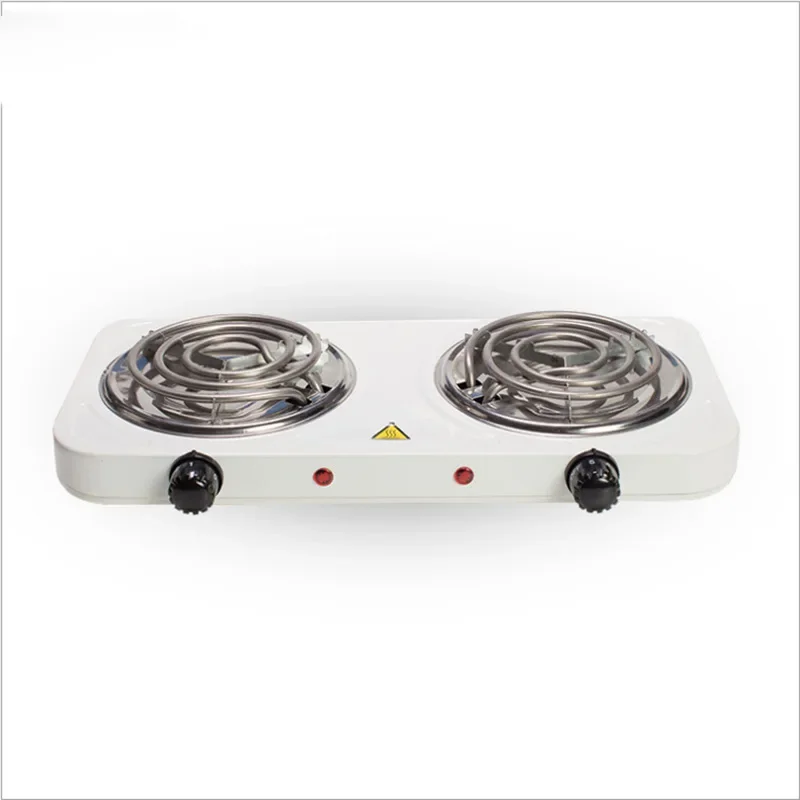 

Mini Double Electric Hot Plate Stove Household Cooking Furnace Thermostat Hot Milk Cooker Travel Hot Plate 2000W