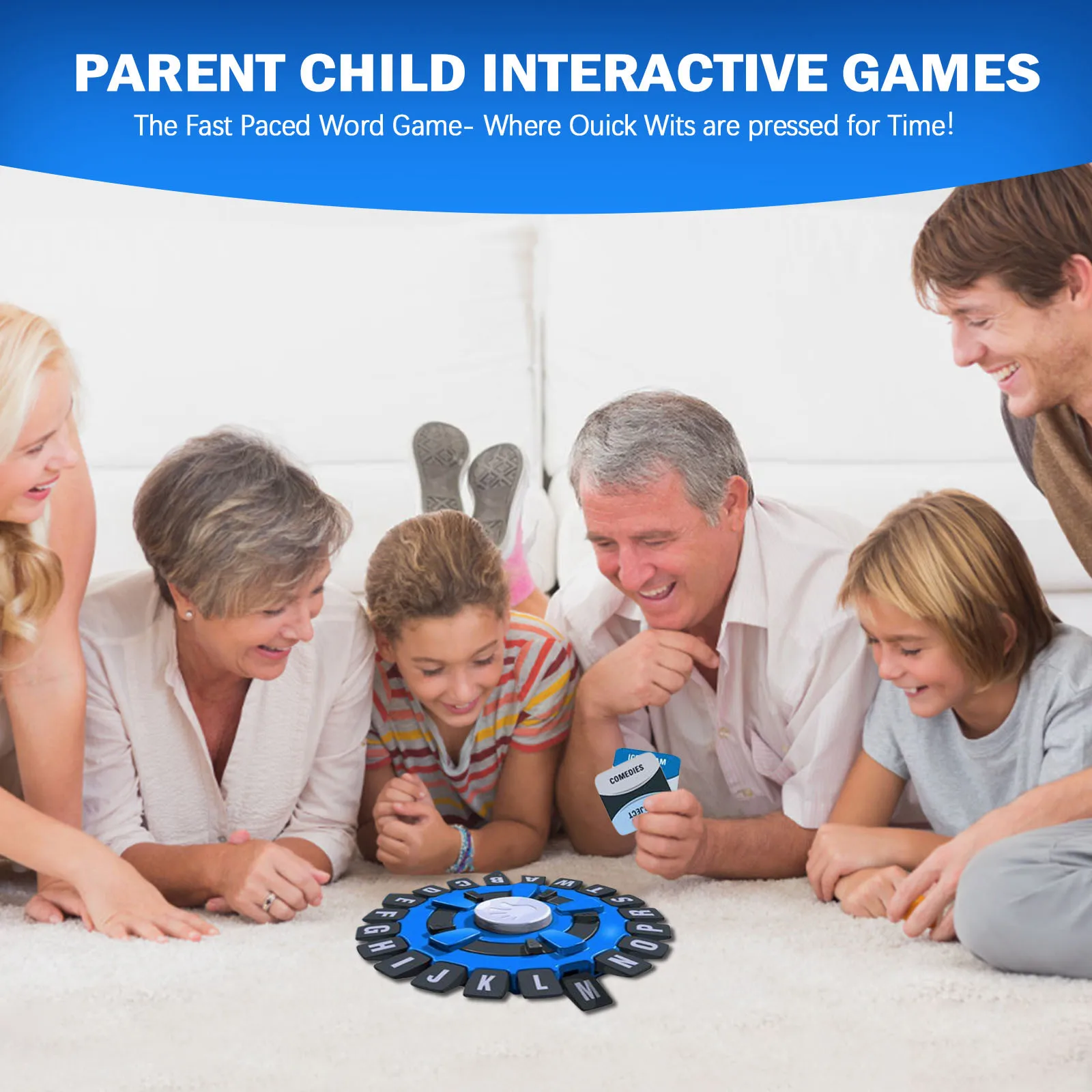 Word Game Fast-Paced Family Board Game Choose A Category Race Against The Timer To Be Last Player Learning Game For All Ages