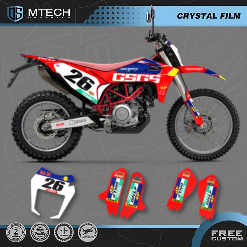 

DSMTECH MOTOR Custom Team Graphics Backgrounds Decals Stickers Kits For GASGAS GAS GAS 2022 2023 2024 SM 700 ES 700 005