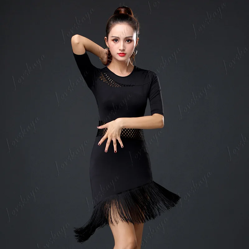Latein-Tanzkostüme für Erwachsene, Damen, neue Fransen-Lateinkleider, professioneller High-End-Wettbewerb
