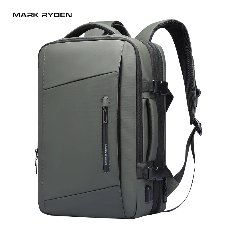 MARK RYDEN 17-Zoll-Laptop-Rucksack, erweiterbar, für Herren, Business, zum Handgepäck, Flugzulassung, 40 l Reiserucksack 3