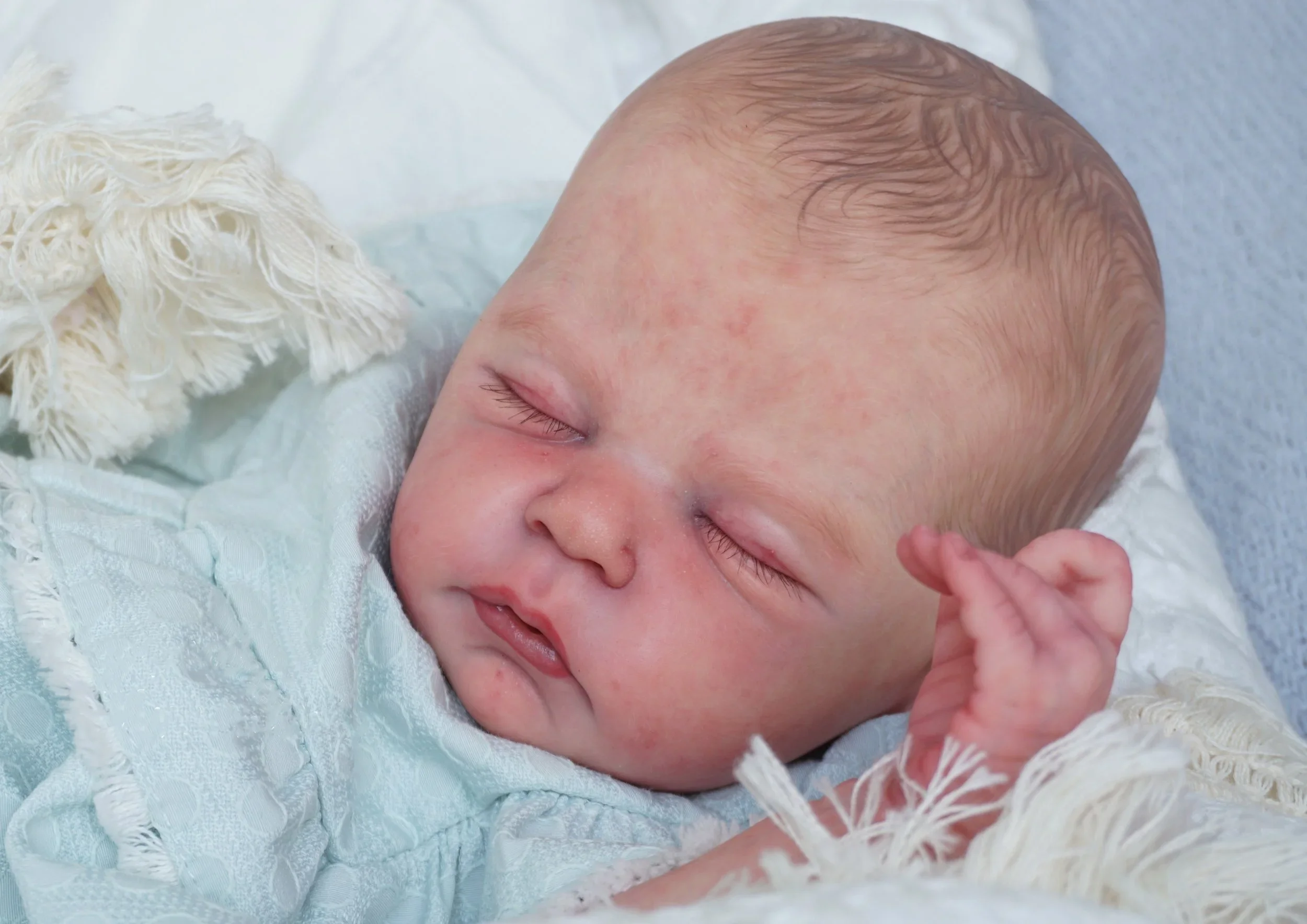 Nova chegada 21 Polegada alix reborn boneca kit inacabado sem pintura em branco diy peças de boneca com pano corpo colecionável arte boneca