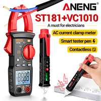 Clamp Meter Voltage Tester Kit ANENG ST181 Multimeter AC 600A Current Meter VC1010 Tester Pen NCV AC Detector Home Set DIY Tools