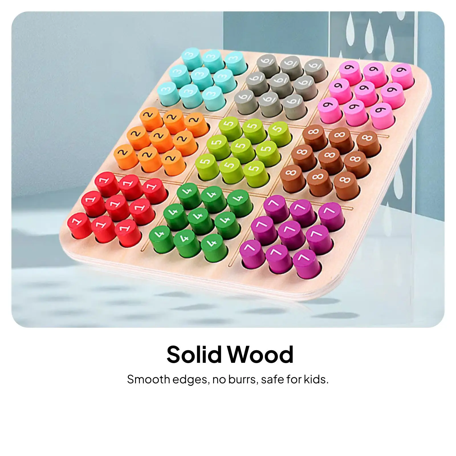 나무 퍼즐 보드 게임 미니 교육 수학 성인