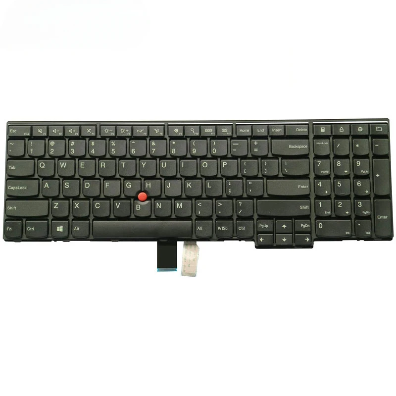 Imagem -03 - Teclado de Substituição para Laptop Lenovo sem Luz de Fundo T540 T540p L540 W540 W541 T550 W550 W550s T560 L560 L570 P50s