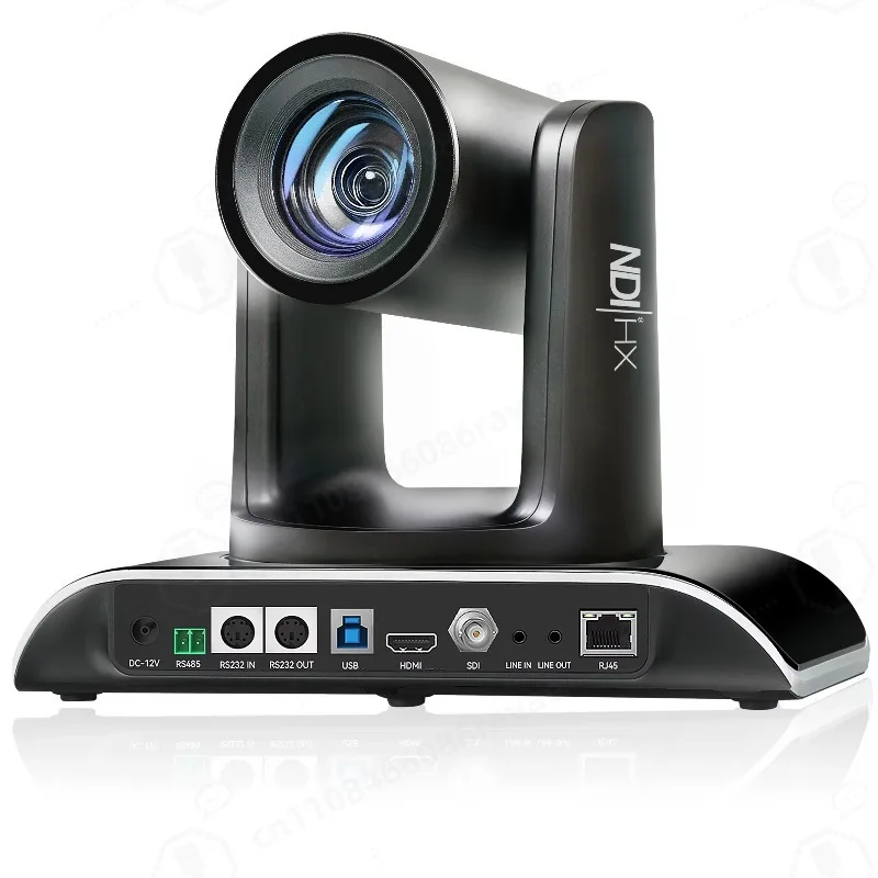 3PCS NDI 20X Optical Zoom AI Auto Tracking PTZ Camera Kit with Joystick Controller