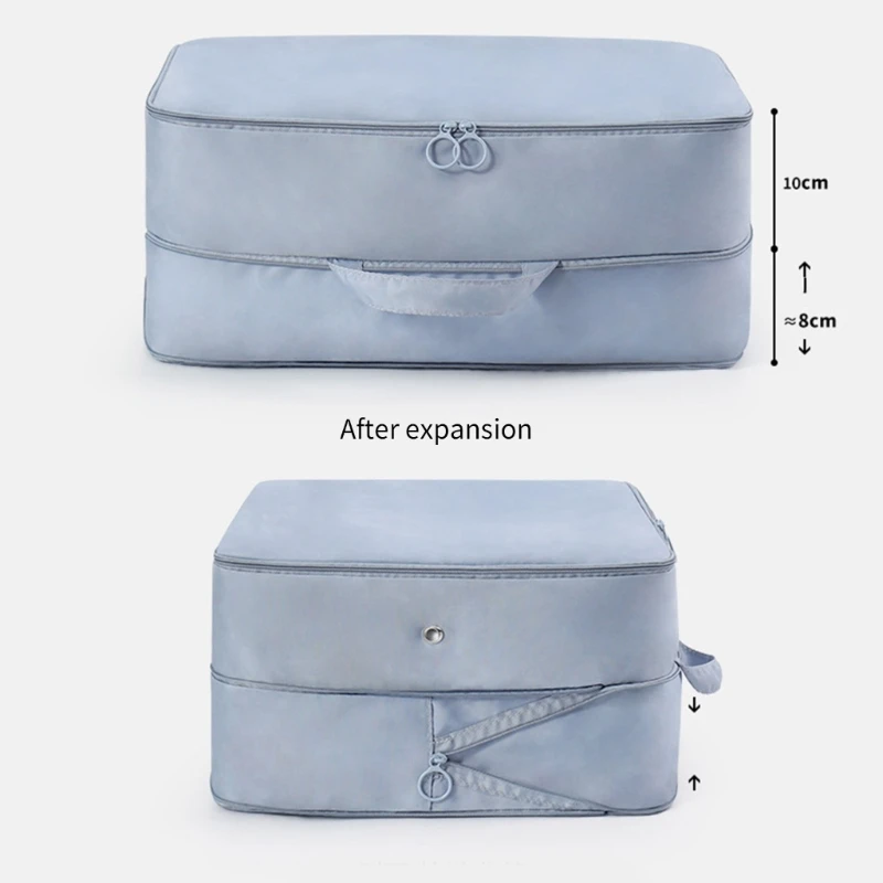 Luggage Storage Bags Compression Packing Cubes with Double Zipper Suitcase Organiser Packing Cubes Packing Cube for Home Travel