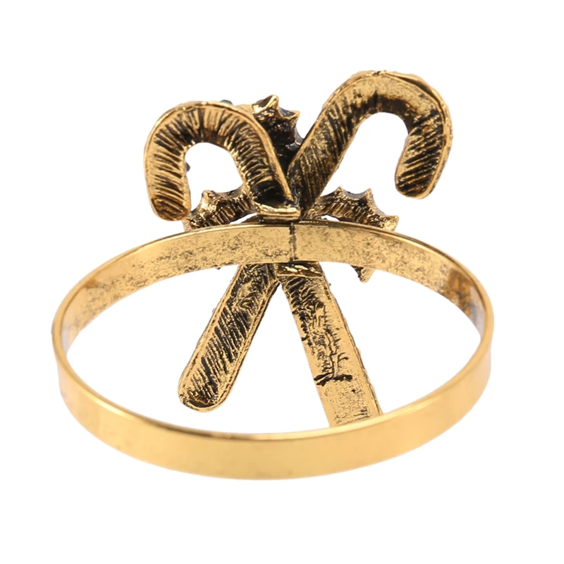 Anéis De Porta-Guardanapo De Natal, Decoração De Mesa, Banquete De Jantar De Festa, Natal, 8Pcs