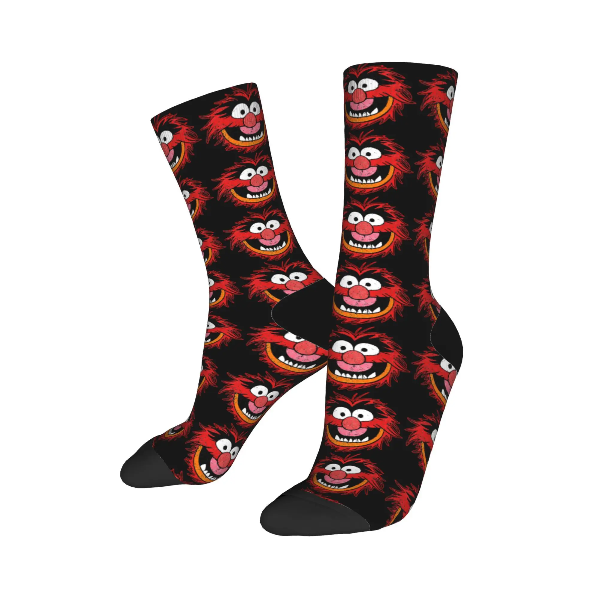 Muppets Brushed Socks Men's Women's Polyester Fashion  Socks Novelty Spring Summer Autumn Winter Middle Tube Socks Gifts