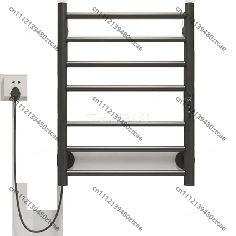 Stainless Steel Electric Heated Towel Rack Intelligent Constant Temperature Drying Rack for Bathroom
