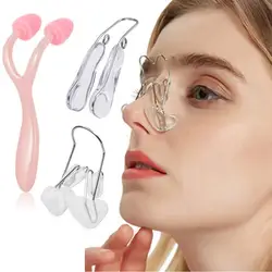 Nose Shaper Lifter Clip Skin Scraping Smooth Edge Tightening Nose Clip Portable Nose Shaper Nose Shaping Roller Massager