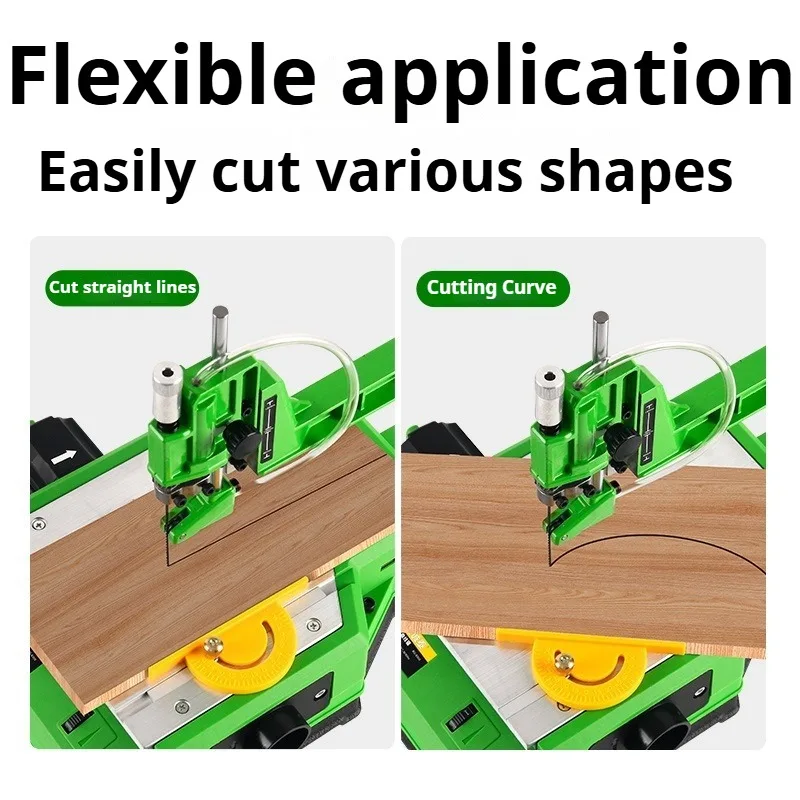 Portable Mini Tabletop Jigsaw Variable Speed Electric Curve Table Saw Wood Plastic Board DIY Craft  Home Outdoor Cutting Tool