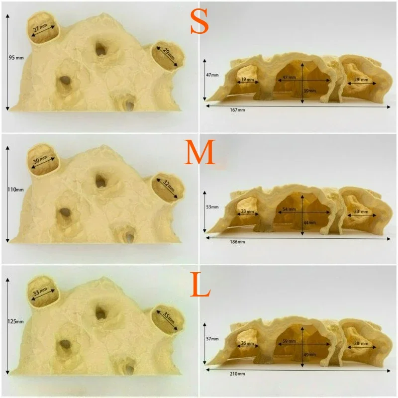 خزان الأسماك تحت الماء قصر إخفاء الكهف للأسماك الروبيان الزواحف المأوى ، المناظر الطبيعية الحلي ثلاثية الأبعاد مطبوعة حوض السمك الزينة