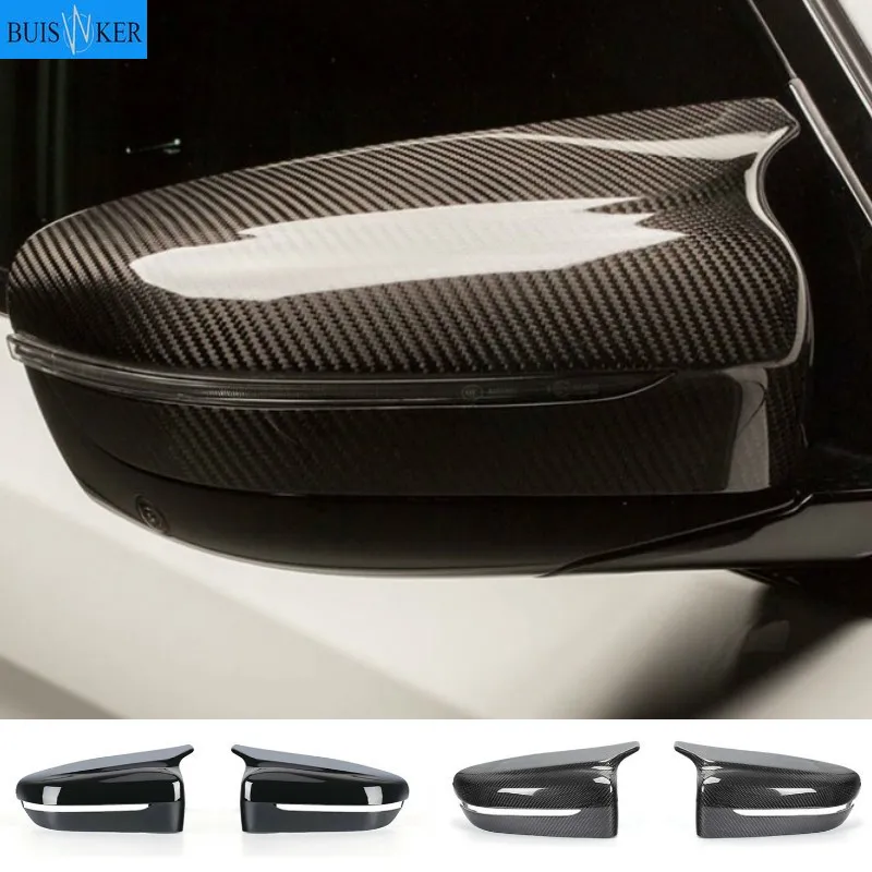 For BMW 3 4 5 7 8-Series G20 G21 G28 G11 G12 G14 G15 G16 G30 G31 G38 G22 Carbon Fiber Exterior Side Rearview Mirror Cover Trim