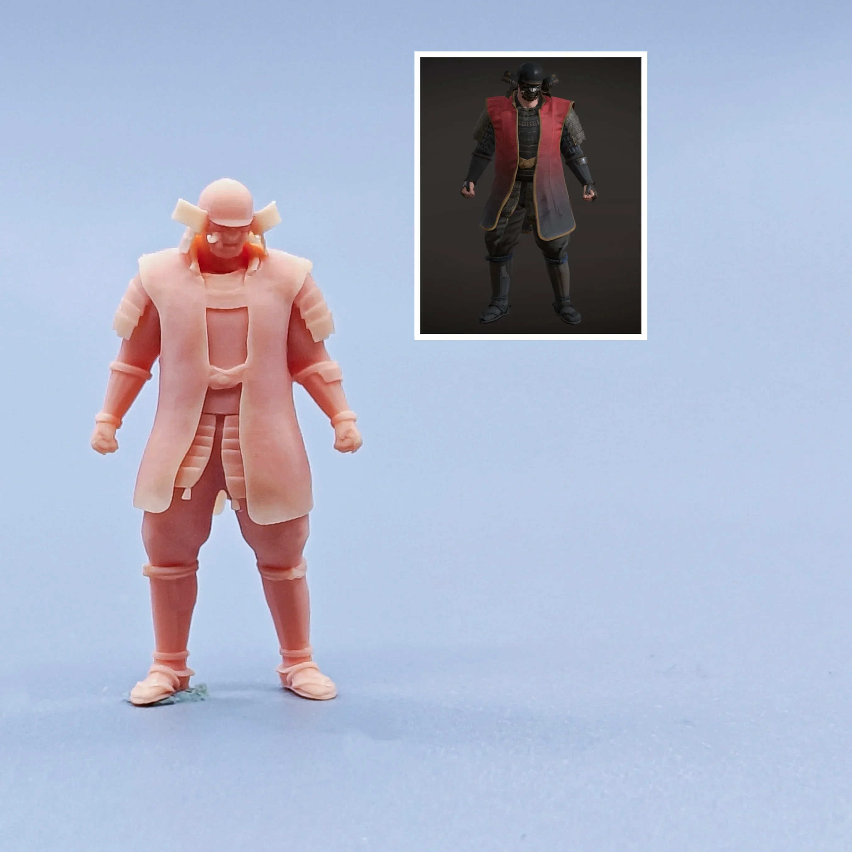 

Фигурки 1/64, масштабная модель, смоляная маска призрака, воин, неокрашенные миниатюры, диорама, ручная роспись C326