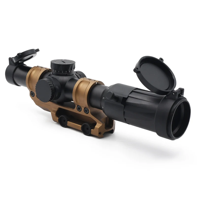 Imagem -06 - Evolution Gear Vu-du Ffp Lpvo Sr1 Retículo 16x24 mm Riflescope 30 mm Tubo para Airsoft e Caça com Marcações Originais Completas