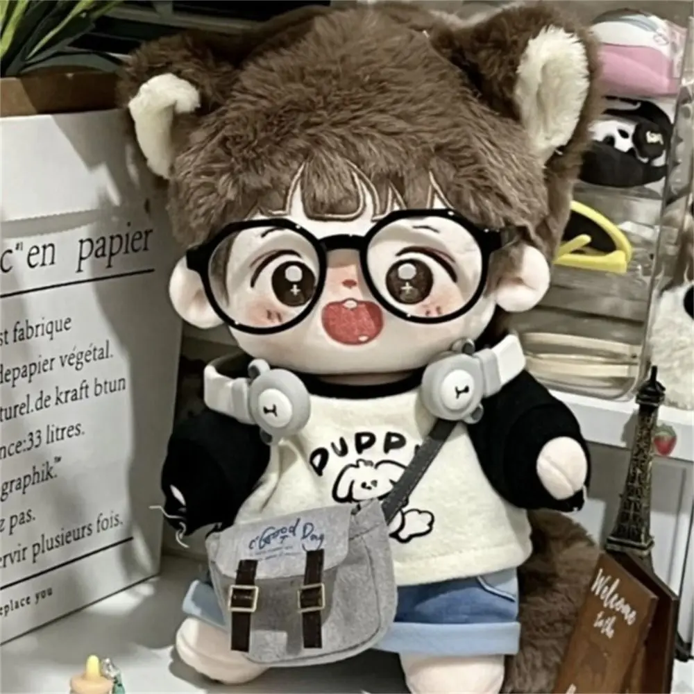 Accessorio per bambola Occhiali in plastica trasparente Occhiali trasparenti rotondi color caramello trasparenti Occhiali rotondi per bambole in plastica rotondi